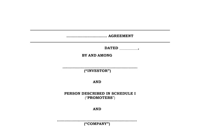 draft and review shareholders agreement under indian law